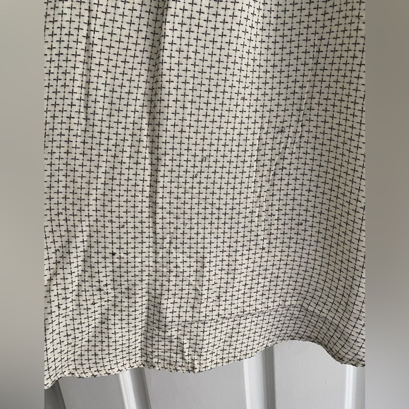 Lou & Grey Cream and Black Cross Stitch Design Pheasant Style Top Size M - Picture 10 of 11